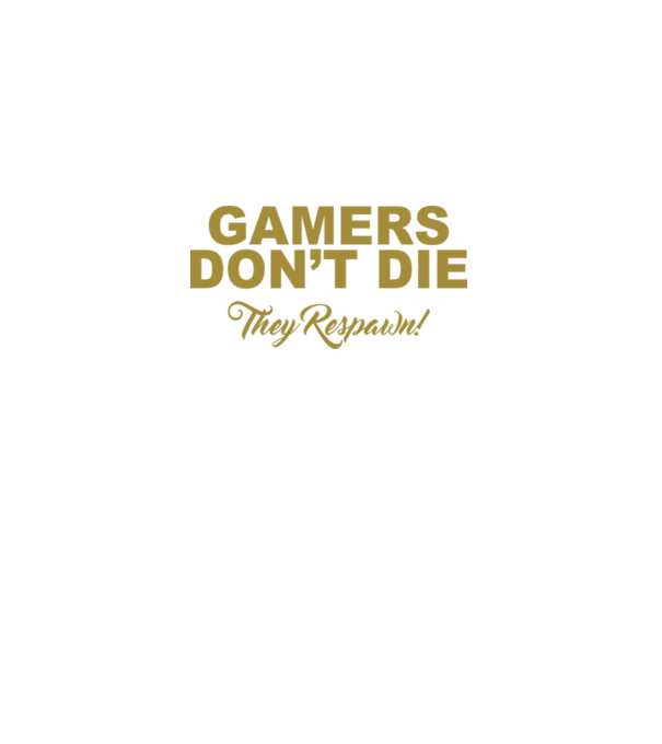 Gamers don't lie minta fekete pólón