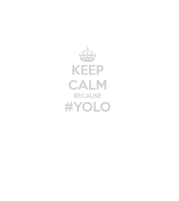 yolo minta fekete pólón