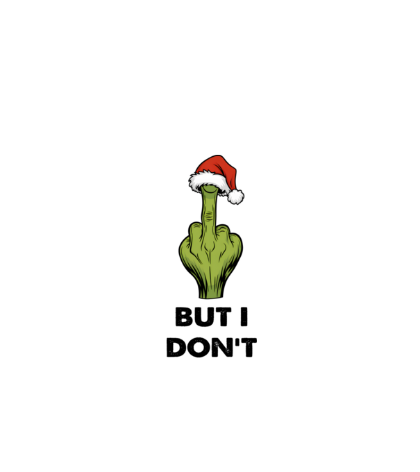 Szeretem a karácsonyi páros pólókat, de én nem Grinch Fehér pólóra angol minta fehér pólón