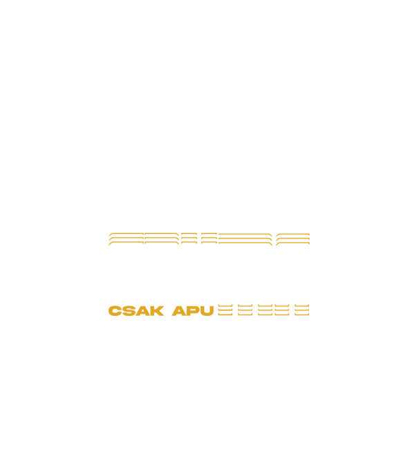 ApuMa csak apu minta fekete pólón