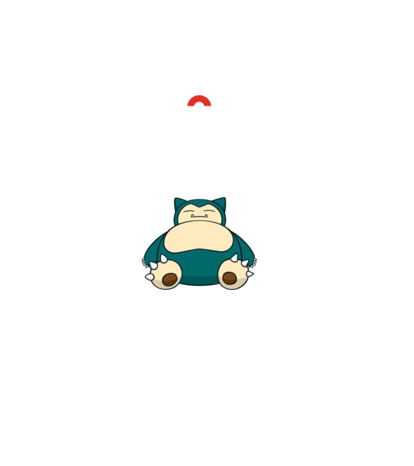 Keep Calm Snorlax minta fekete pólón