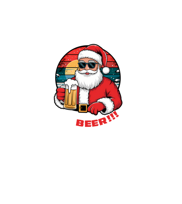 Ho Ho Hold My Beer karácsonyi fekete pólóra angol minta fekete pólón
