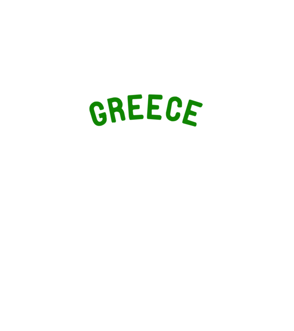 Greece minta szürke pólón