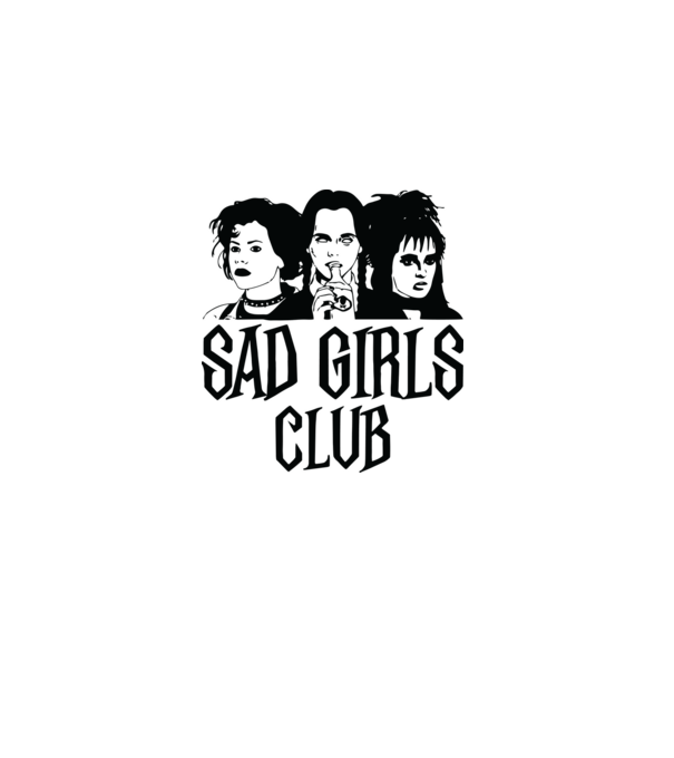 Sad Girls Club minta fehér pólón