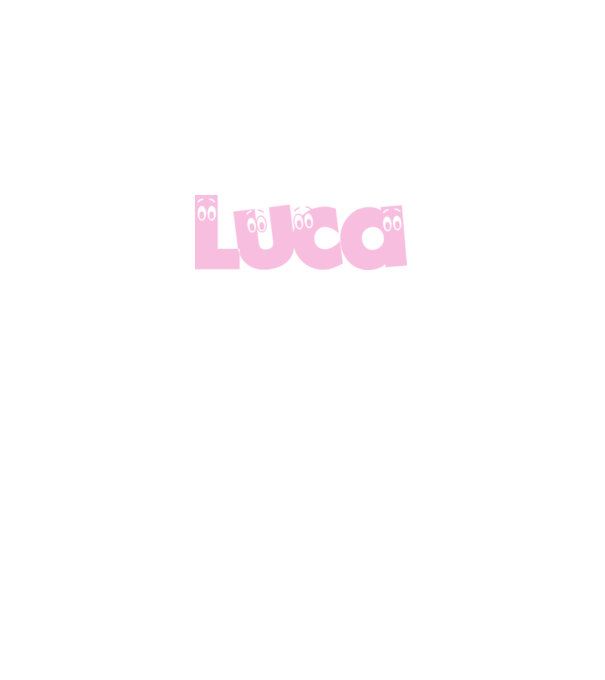 Luca minta szürke pólón