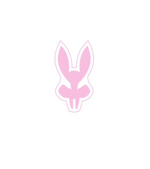 suddenbunny-head minta fekete pólón