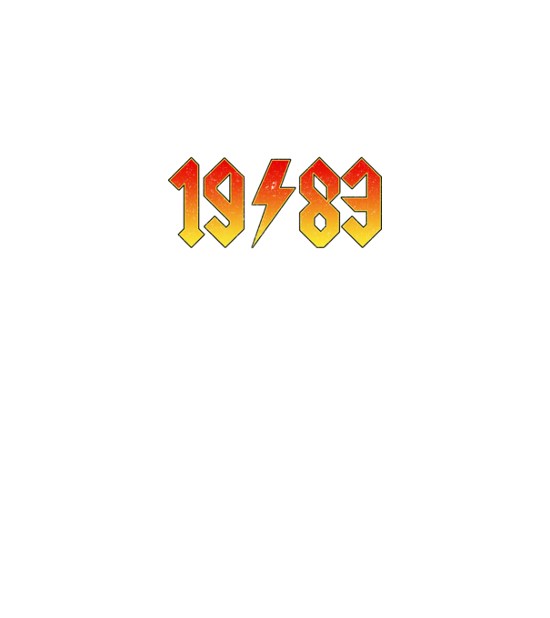 megszületik egy legenda 1983 FEBRUÁR minta fekete pólón