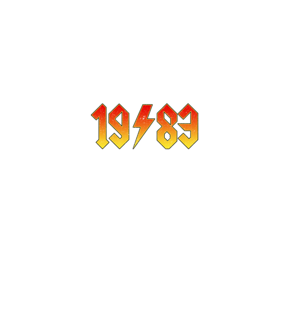 megszületik egy legenda 1983 DECEMBER minta fekete pólón