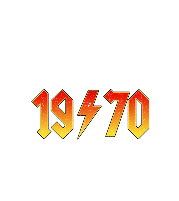 Rock születésnap 1970 JÚNIUS minta fekete pólón
