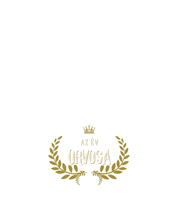 Az év orvosa minta sötétkék pólón