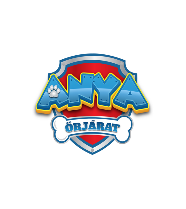 ANYA Őrjárat minta fehér pólón