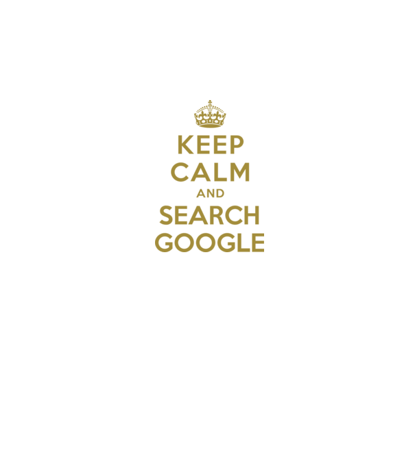 keepcalm_google black minta szürke pólón