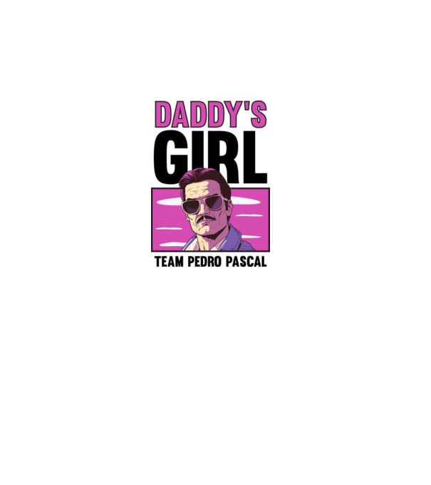 Pedro Pascal Daddys girl minta fehér pólón