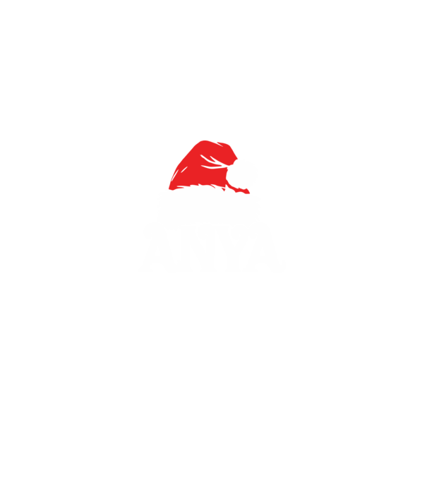 Mikulás sapka Anya minta fekete pólón