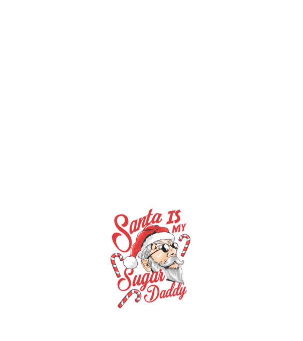 Santa is my sugar daddy minta sötétkék pólón