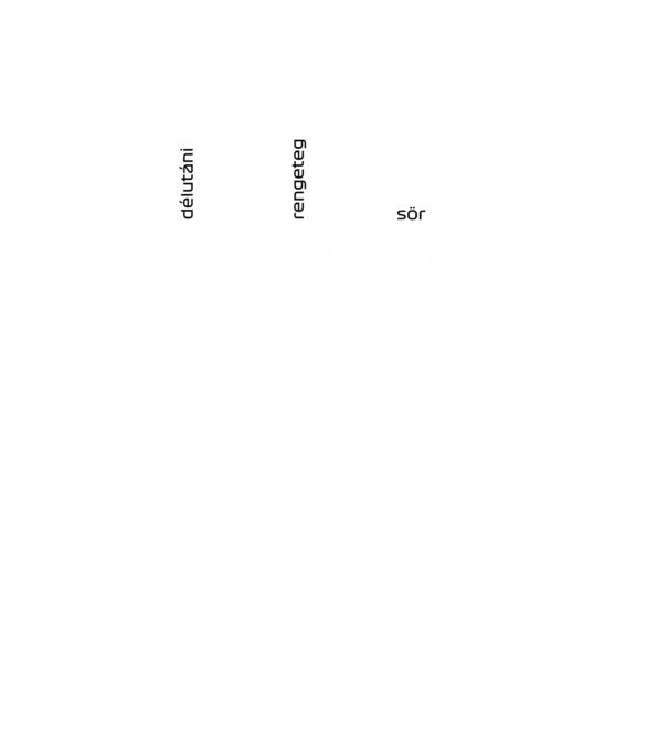 DRS engedélyezve - sör minta fekete pólón