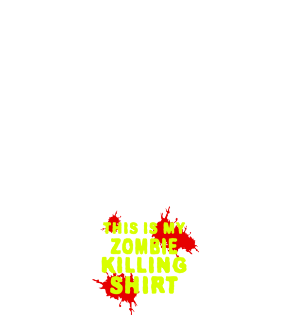 zombie killing shirt_4240 minta sötétkék pólón