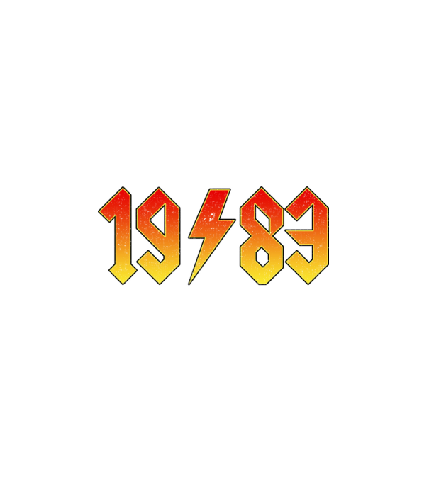 megszületik egy legenda 1983 NOVEMBER minta fehér pólón