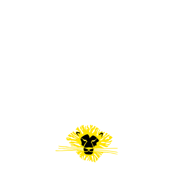 LION2 minta sötétkék pólón
