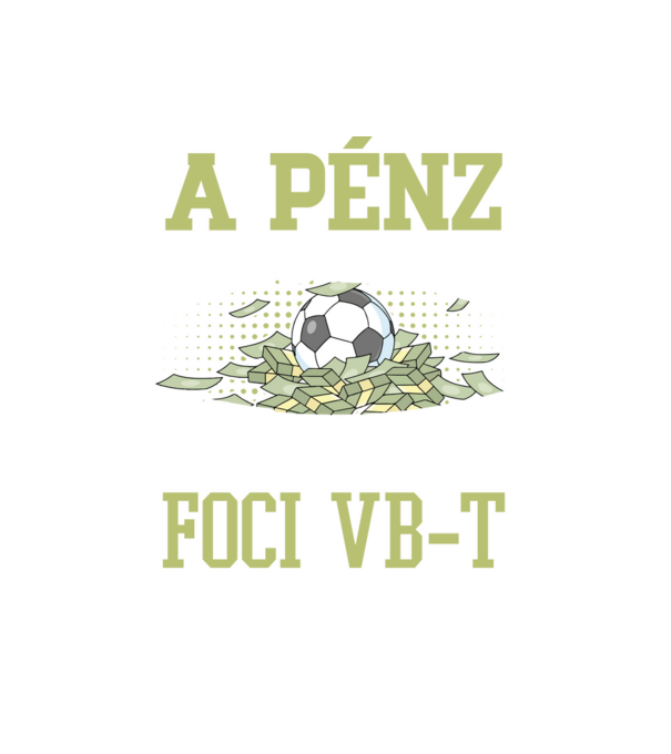 A pénz nem boldogít minta fehér pólón