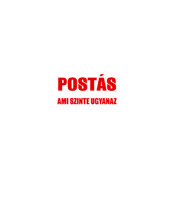 Nem Szuperhős - POSTÁS minta sötétkék pólón