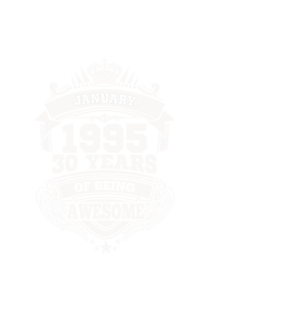 Awesome being of 1995 JANUÁR minta fekete pólón