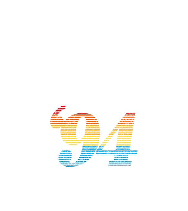 Retro születésnap 1994 minta fekete pólón
