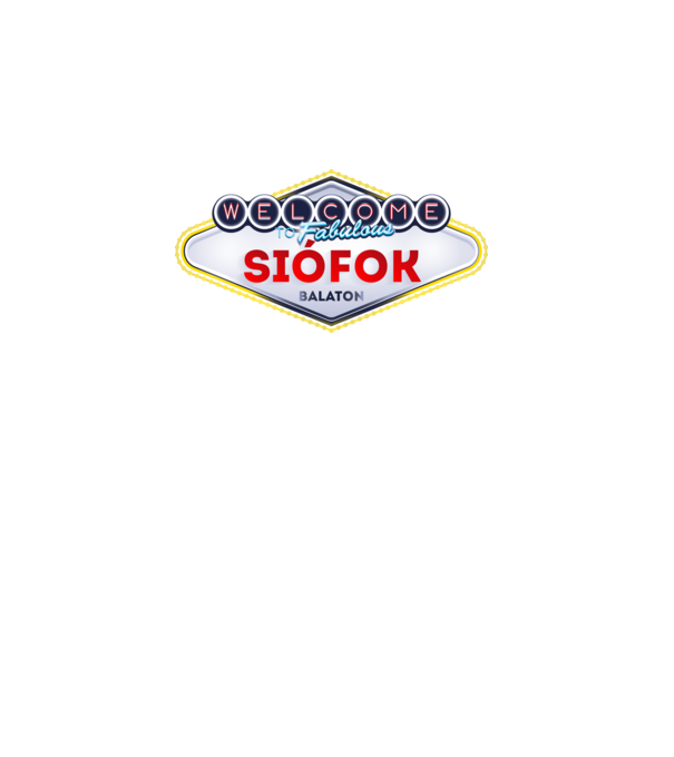 Vegas Siófok Balaton minta türkiz pólón