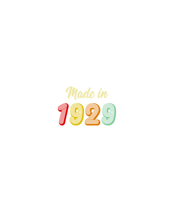 made in 1929 retro minta farmerkék pólón