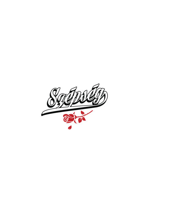 Szépség és a Szörny Szépség basic minta fekete pólón