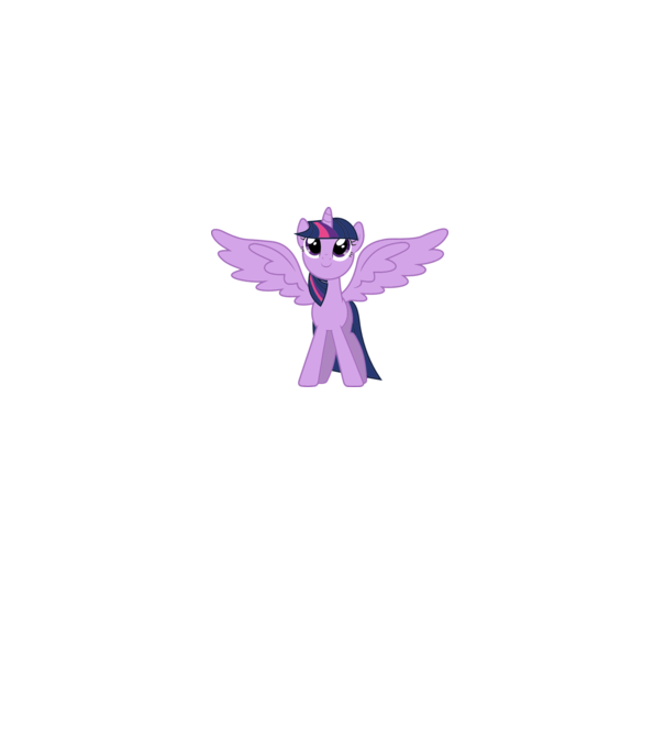 Twilight Sparkle minta fehér pólón
