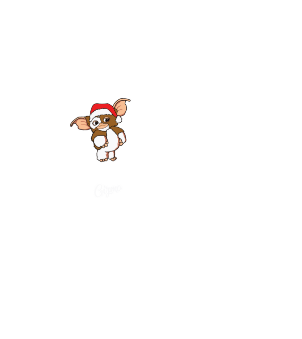 Gizmo Karácsony minta fehér pólón