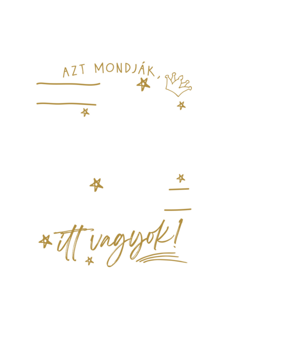 Három napos csoda 65 éves minta fekete pólón