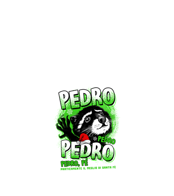 Pedro Pedro xmas minta fekete pólón