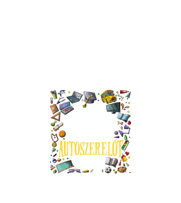 Jövőbeli autószerelő minta fekete pólón