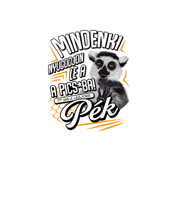 Itt van a legjobb Pék minta fekete pólón