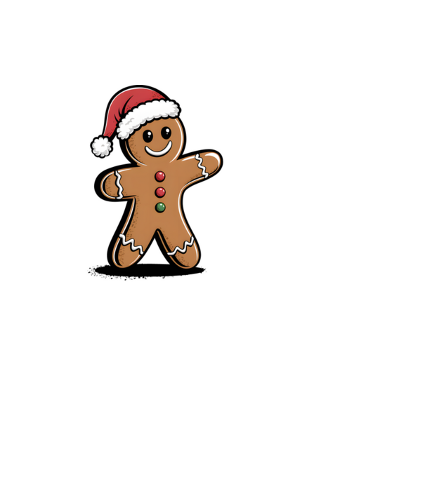 Ő az én édesem Mézeskalács fekete pólóra minta fekete pólón