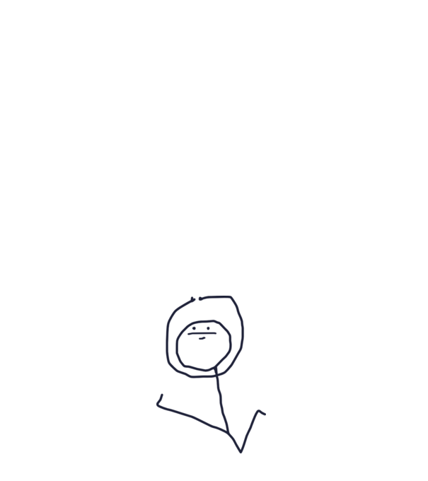 it's something meme (without text) minta fehér pólón