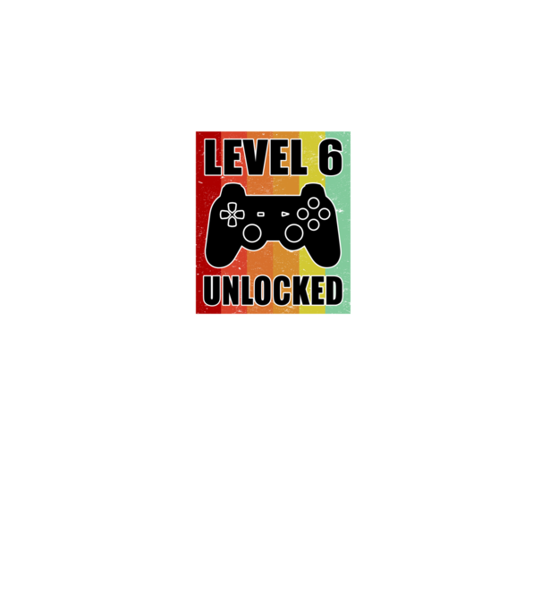 level 6 unlocked retro gamer minta sötétkék pólón