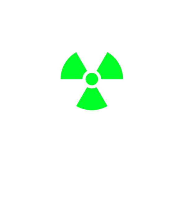 Atom minta fekete pólón