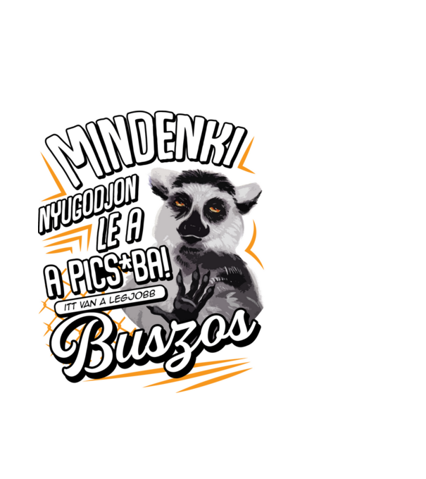 Itt van a legjobb Buszos minta fehér pólón