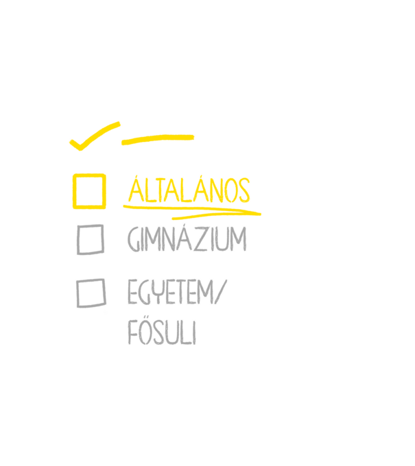 Oktatás checklist Óvoda - fekete alap minta fekete pólón