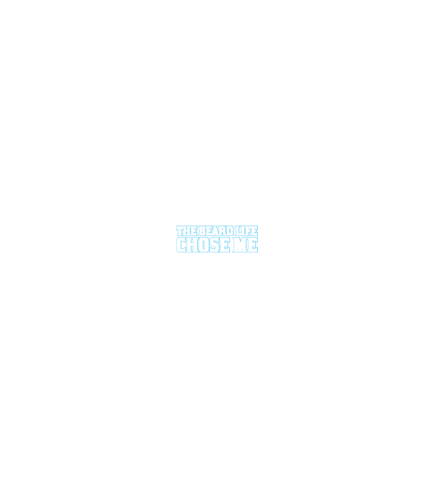 I didn't choose the beard life minta fekete pólón
