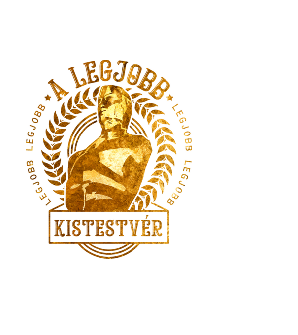 A legjobb Oscar díj KISTESTVÉR minta fekete pólón