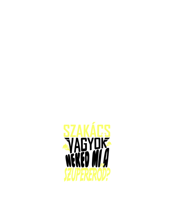 Szuperhős szakács minta zöld pólón