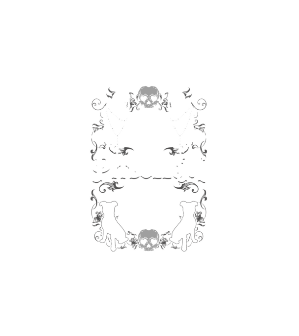 Isten és a pitbullom véd minta fehér pólón