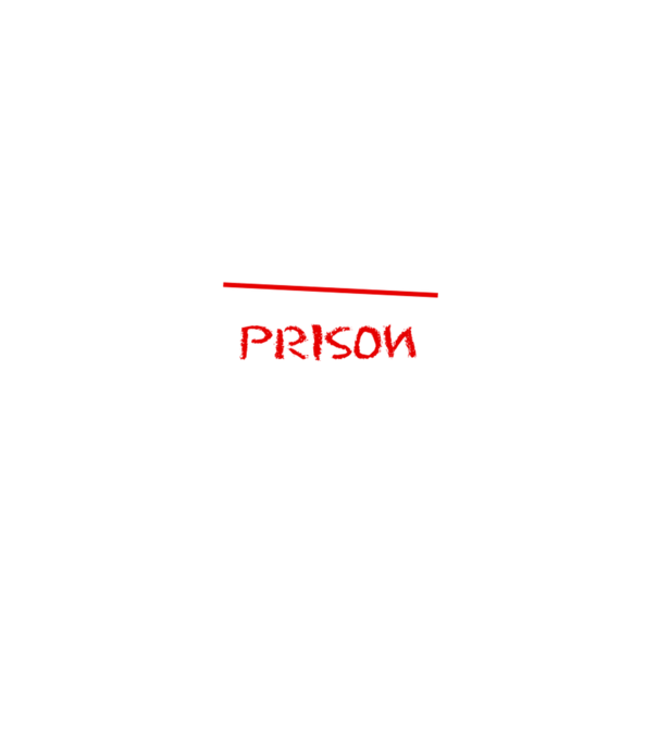 Back to prison - iskola minta fekete pólón