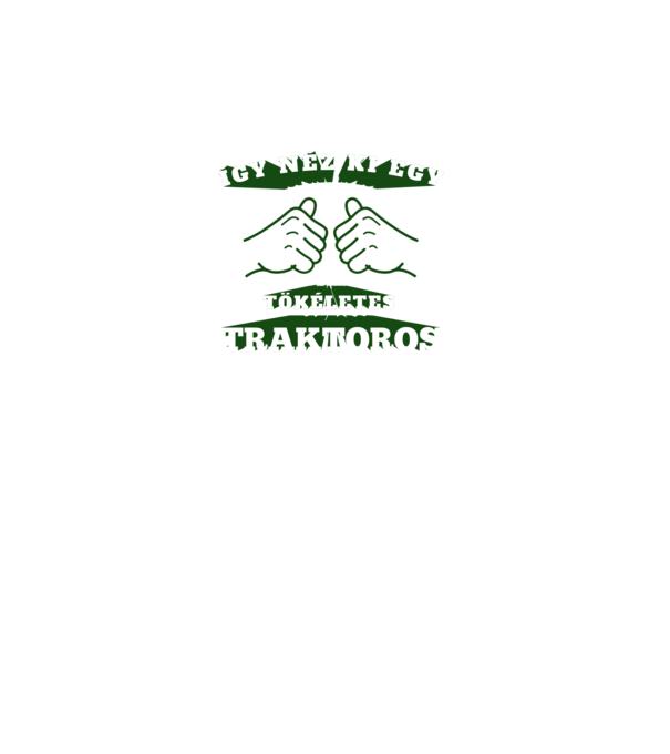 Így néz ki egy tökéletes TRAKTOROS minta fekete pólón