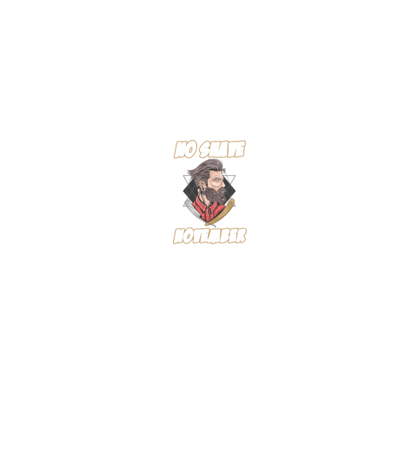No shave November minta fekete pólón
