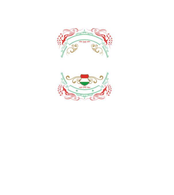 Magyar fajta puli minta fekete pólón